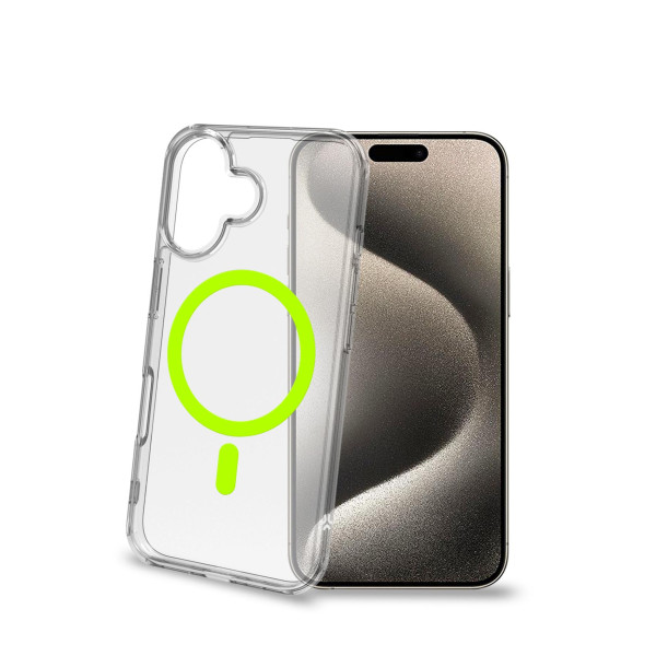 FUNDA GELSKINMAG IPHONE 16 AMARILLO