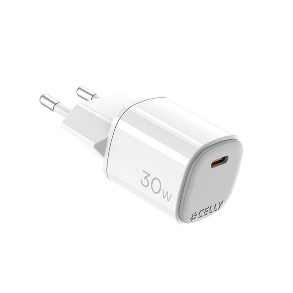 CARGADOR GAN 1USBC 30W WH