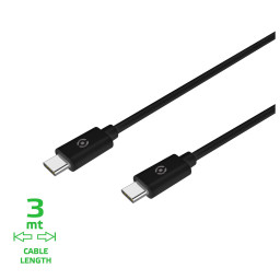CABLE USBC-USBC 60W 3M BK