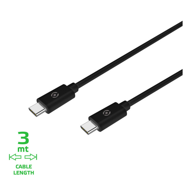 CABLE USBC-USBC 60W 3M BK