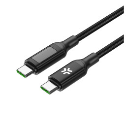CABLE USBC-USBC 2MT LED BK 100W