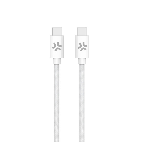 CABLE USBC-USBC 1.5M WH COTTON 60W