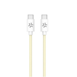 CABLE USBC-USBC 1.5M YL COTTON 60W