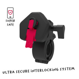 UNIV. BIKE HOLDER 170X90MM BLACK
