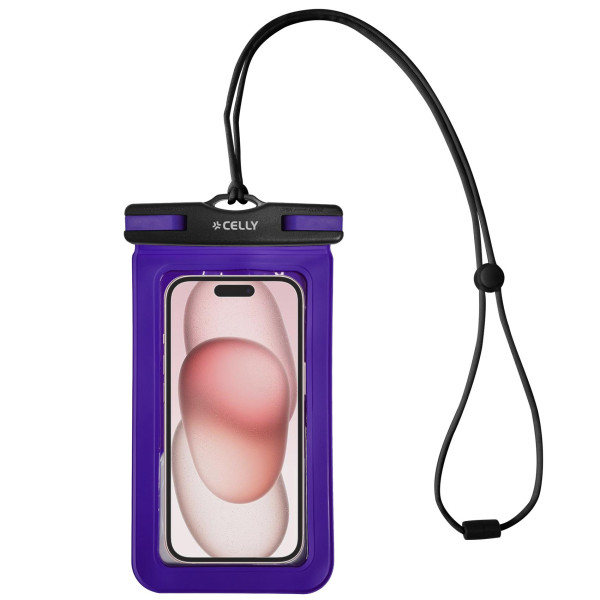 FUNDA IMPERMEABLE TPU UP 7  MORADO