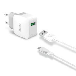 CARGADOR RED2 4A+CABLE MICRO BLANCO