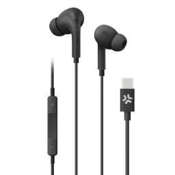 AURICULARES CABLE USB-C NEGRO
