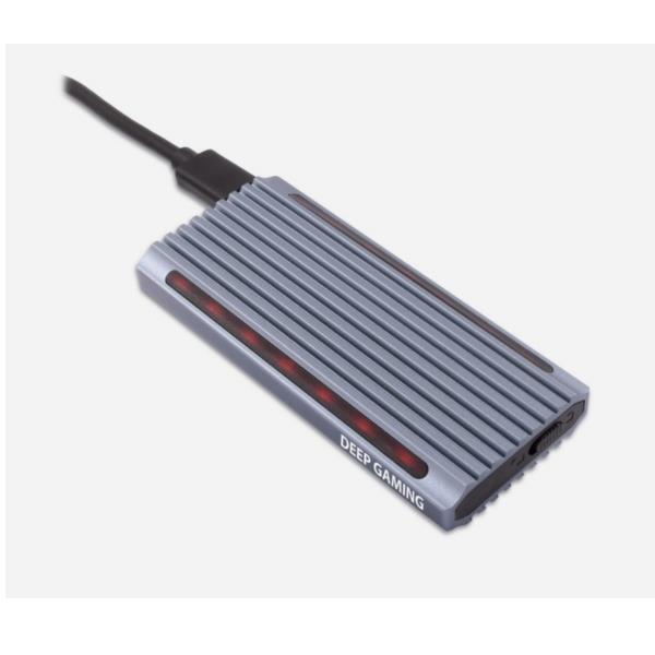 CAJA EXTERNA SSD M2 NVME RGB