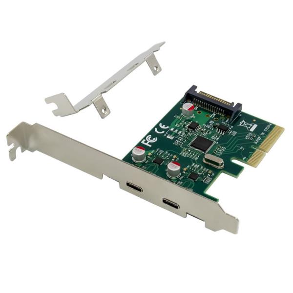 2-PORT USB 3.2 GEN2 TYPEC PCIE CARD