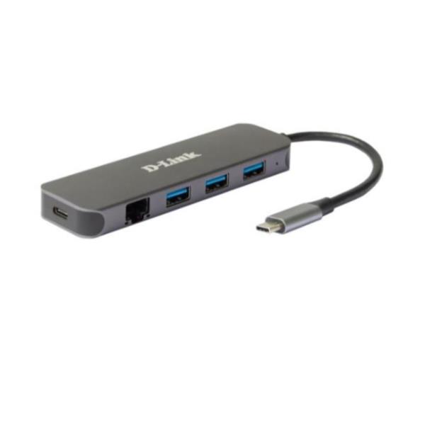 5-IN-1 USB-C HUB GIGABIT ETH/POWER