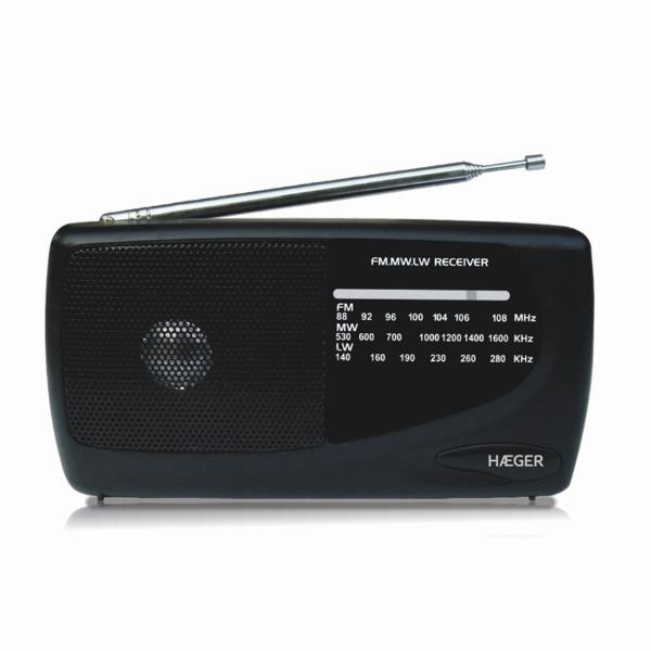 HAEGER HANDY RÃDIO AM/FM/LW MULTI