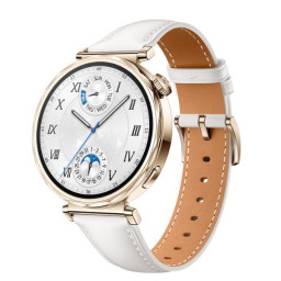 WATCH GT5 41MM WHITE LEATHER