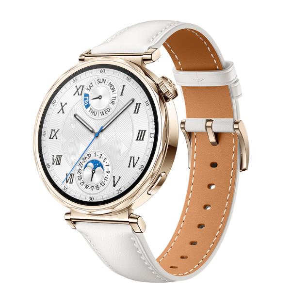 WATCH GT5 41MM WHITE LEATHER