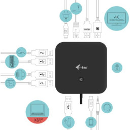 USB-C HDMI DP DOCKING STATION WITH