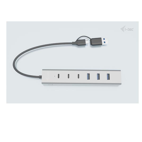 USBC+USBA CHARGE HUB 7 PORT