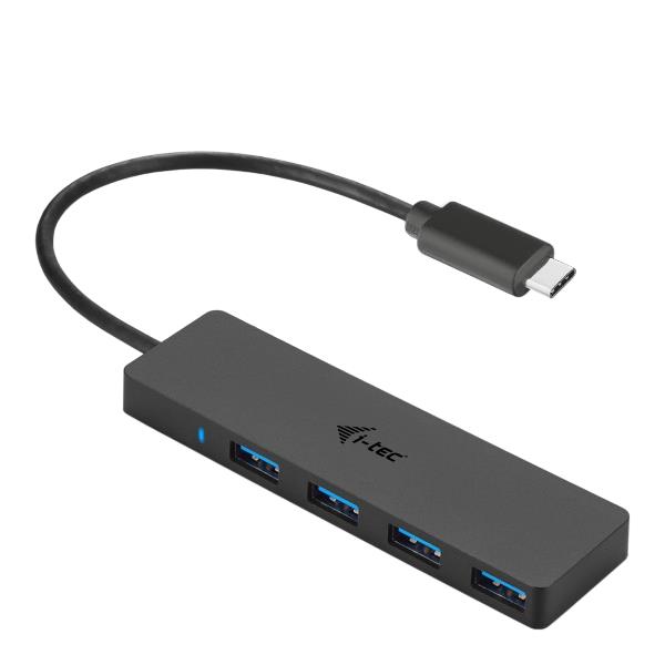 USB-C HUB DELGADO CON 4 PUERTOS USB