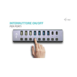 USB 3.0/USB-C CHARGING HUB + PA60W