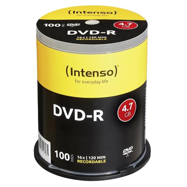 DVD-R 4,7 GB VELOCIDAD 16X  100U