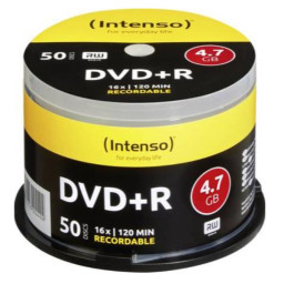 DVD+R 4,7 GB VELOCIDAD 16X CAJA 50U