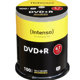 DVD+R 4,7 GB VELOCIDAD 16X 100U