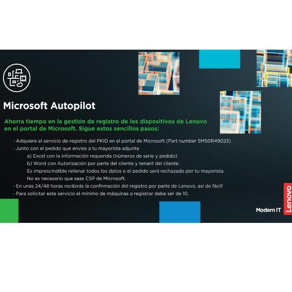 REGISTRO MICROSOFT AUTOPILOT