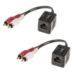 STEREO AUDIO EXTENDER  CAT.5/6 100M