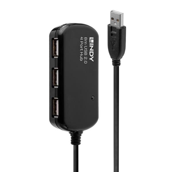 8M USB2.0 ACTIVE EXTENSION HUB