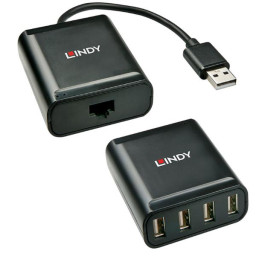 USB 2.0 CAT.5 EXTENDER 60M, 4 PORTS