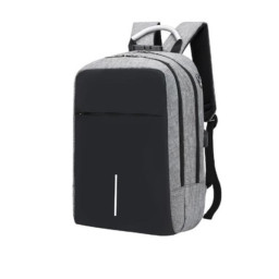 MOCHILA GINEBRA USB 15.6  GRAY NEW