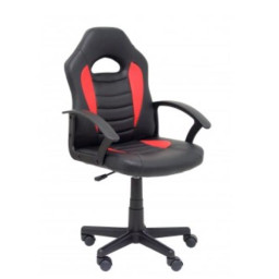 SILLA GAMING MOHEDAS NEGRO Y ROJO