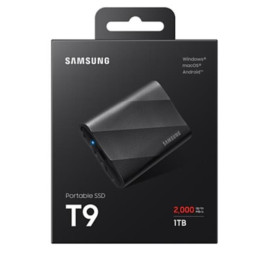 EXTERNAL PSSD T9 BLACK 1TB