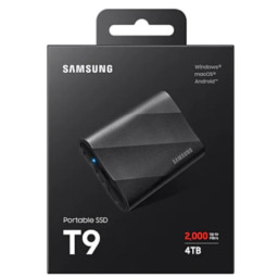 EXTERNAL PSSD T9 BLACK 4TB