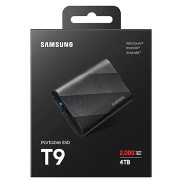 EXTERNAL PSSD T9 BLACK 4TB