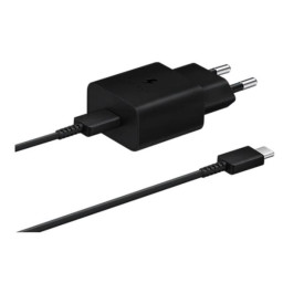 CARGADOR 15W TIPO C BLACK CON CABLE