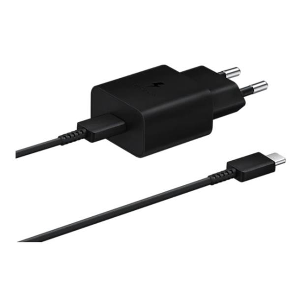 CARGADOR 15W TIPO C BLACK CON CABLE