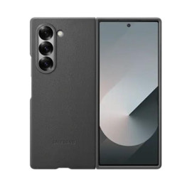 FUNDA DE ECOPIEL GRIS FOLD 6