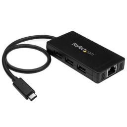 HUB USB 3.0 3 PUERTOS USBC RED