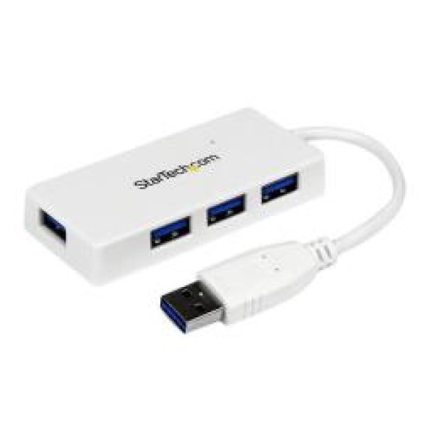HUB USB 3.0 4 PUERTOS BLANCO