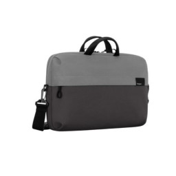 MALETIN 14 SAGANO GRIS NEGRO