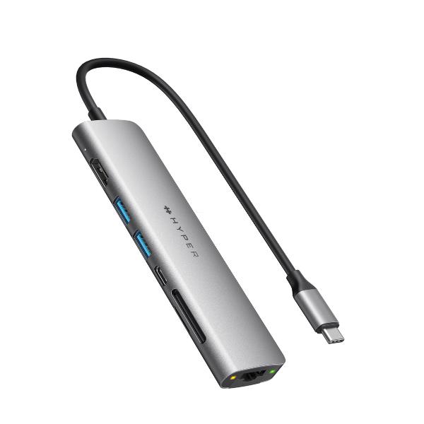 HUB USB-C 7 EN 1 GRIS
