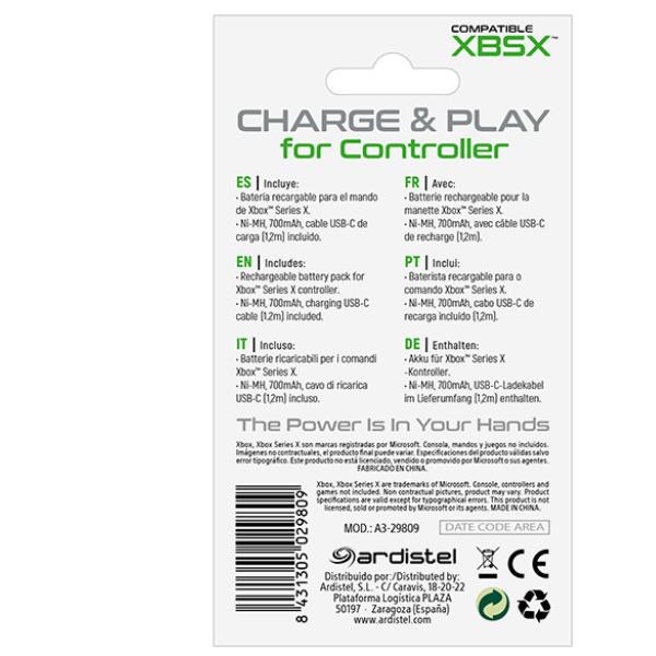 CONTROLLER BATTERY PACK+CABLE XBSX