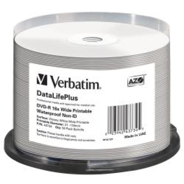 DVD-R AZO 4.7GB 16X DL WP PACK50
