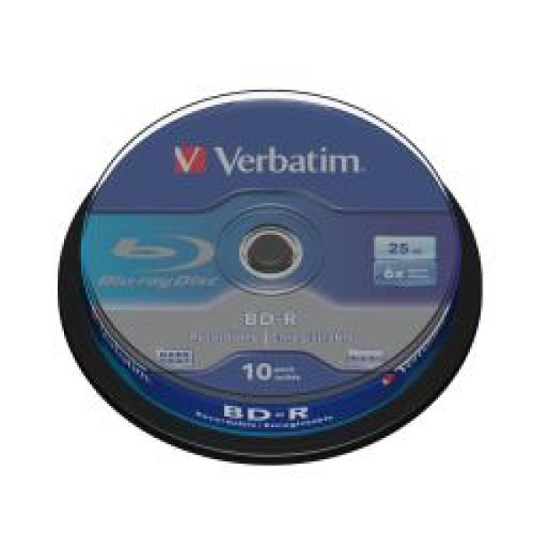 BD-R 6X SINGLE LAYER 25GB PACK 10UD