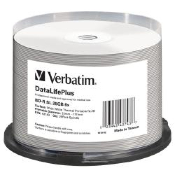 BD-R 25GB 6X TERMAL 25PACK SPINDLE
