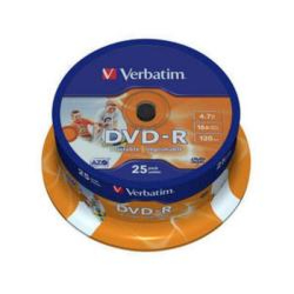DVD-R 4.7 16X LATA 25 IMPRIMIBLE