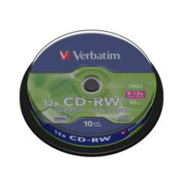 CDRW 700 12X LATA 10 VERBATIM