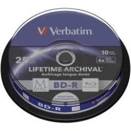 M-DISC BD-R 4X PRINTABLE 10 SPINDLE