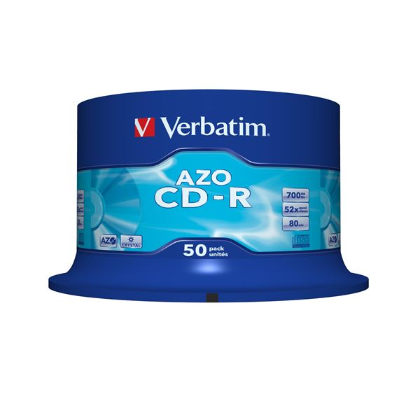 CD-R AZO 700 52X LATA 50 VERBATIM