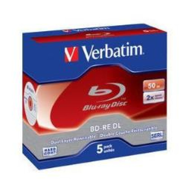 BD-RE 2X DOUBLE LAYER 50GB  PACK 5U