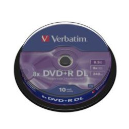 DVD R 8.5 LATA 10 D.CAPA VERBATIM